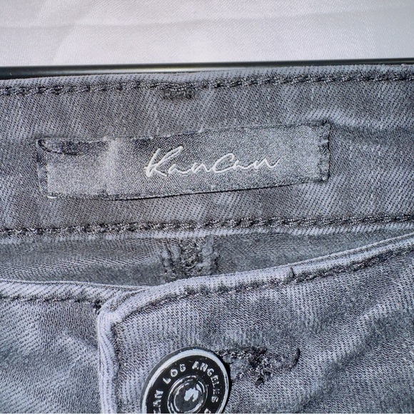 Kancan Black Wash Denim High Rise Skinny Jeans size 9/28 - Picture 2 of 6